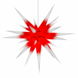 white/red core